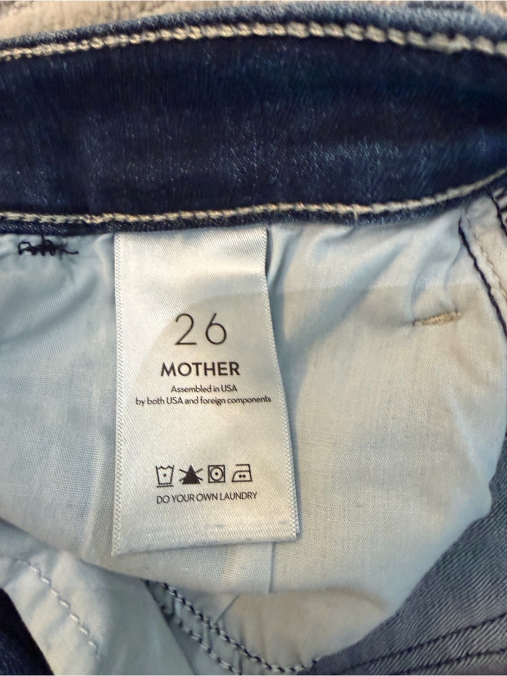 MOTHER Denim The Hustler Ankle Jeans in Heirloom Size 26 Great Condition - Picture 11 of 13